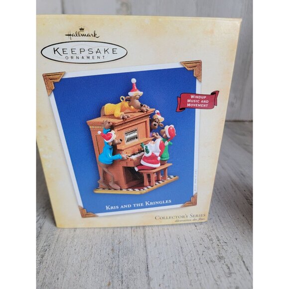 Hallmark kris and the kringles wind up ornament Xmas piano - Picture 7 of 7